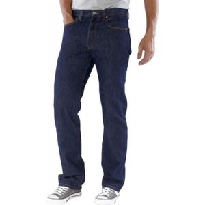 JEANS LEVI'S Jeans 501 coupe droite Bleu Foncé 0115 Homm