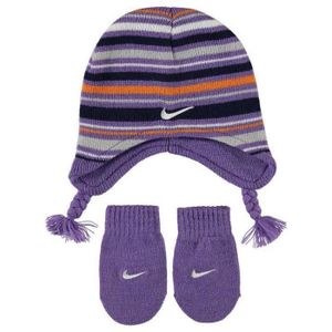 COFFRET CADEAU TEXTILE Ensemble Iris Bébé Fille Nike Bonnet et Mitaines N