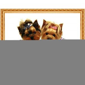 Pour Broderie 5d Diy Diamant Peinture Point De Croix Yorkshire Terrier Chien Nouveau Complet mosa/ïque kit D/écoration de La Maison 30x40 cm