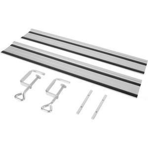 Rail De Guidage Pour Scie Circulaire En Aluminium - Longueur 400 Mm - Pour Coupes Droites Et Biseautées Précises