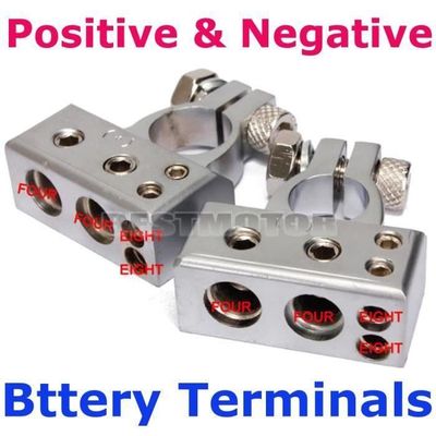 U 2x 4 8 Awg Voiture Car Positif Negatif Batterie Terminal Connecteur Commutateur Argent Prix Pas Cher Cdiscount