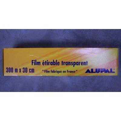 Film Étirable Alimentaire 300m X 30cm - Rouleau Transparent Adhérent - Expédition France