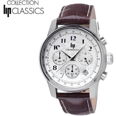 Montre Homme Chronographe LIP Collection Classics 4 cm Marron