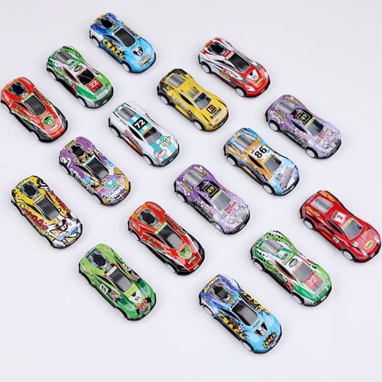 Voiture Miniature Cars Voiture Miniature Métal Cars - Modèle Course - Jouet Enfant - Cadeau Anniversaire Jouet Collection Métal
