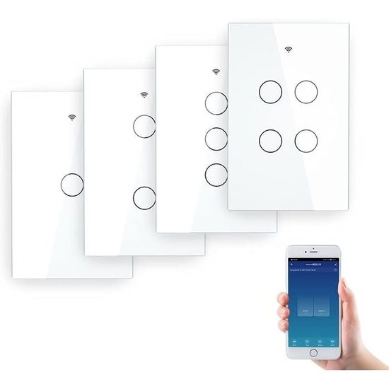 Interrupteur unipolaire   DS PM1 O1H WB   Hikvision   mural / on/off