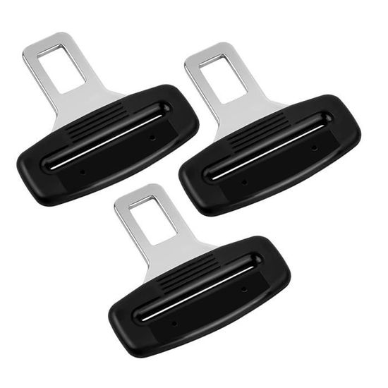 2 Pièces Clip Ceinture Sécurité Voiture Métal - Ajusteur Universel Confort Enfant & Adulte, Éloigne La Sangle Du Cou Et Du Visage