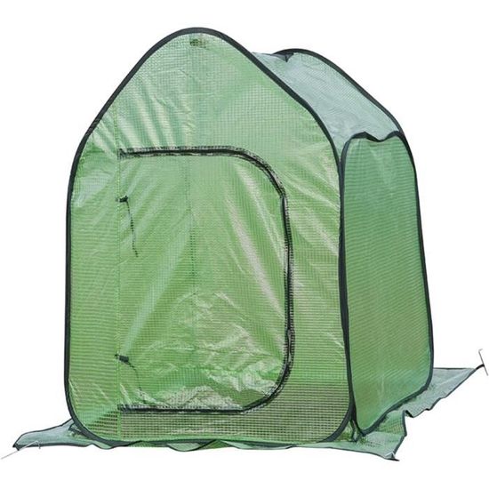 Serre En PVC Compacte 120 X 80 X 60 Cm – Protection Idéale Pour Plantes Sur Palette – Montage Facile Et Résistante Aux UV