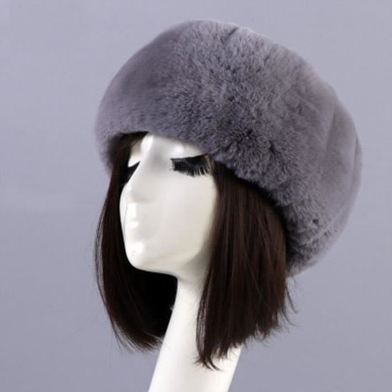 Casquette Baseball Fausse Fourrure Femme - Réglable 56-60 Cm, Douce Et Chaude - Pour Ski, Running, Outdoor, Cadeau