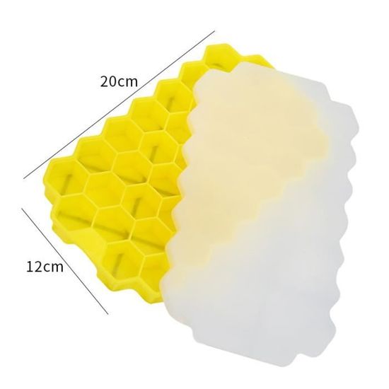 Moule à Glaçons En Silicone En Forme De Nid D'abeille Pour Pudding