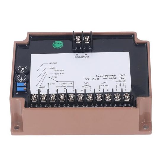Carte Contrôle Vitesse Générateur GAC ESD5570E - Régulateur électronique Pour Moteur Diesel - 8