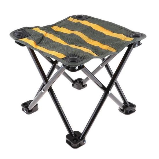 Toile De Siège De Camping Pliable Et Réutilisable - Pour Trépied De Pêche/chasse, Randonnée, Pique-nique - Taille ~38x38x38cm, Toile Résistante - 9
