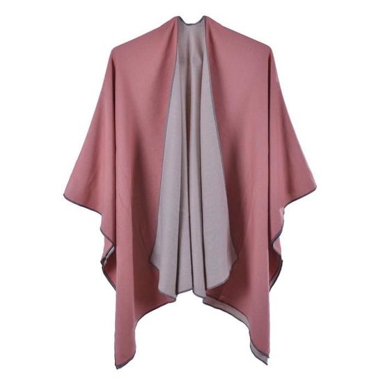 Châle Femme Oversize Motif Mandala Rétro - Écharpe Poncho Pour Automne Et Hiver - Taille Unique - Idée Cadeau