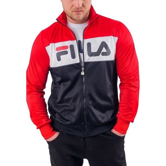 Veste fila homme best sale rouge