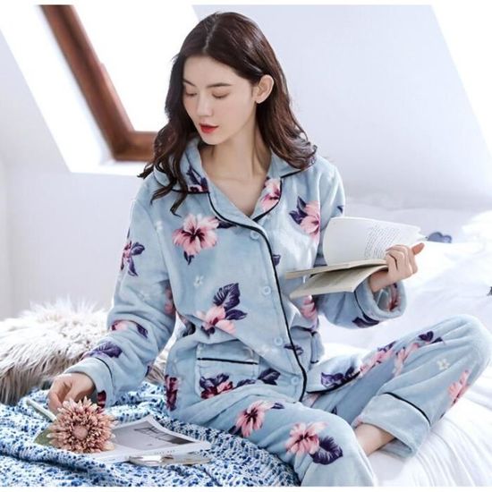 Bleu ciel Ensemble pyjama