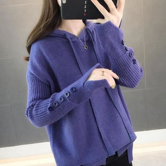 Pull Violet Seraphine | Pulls & Gilets