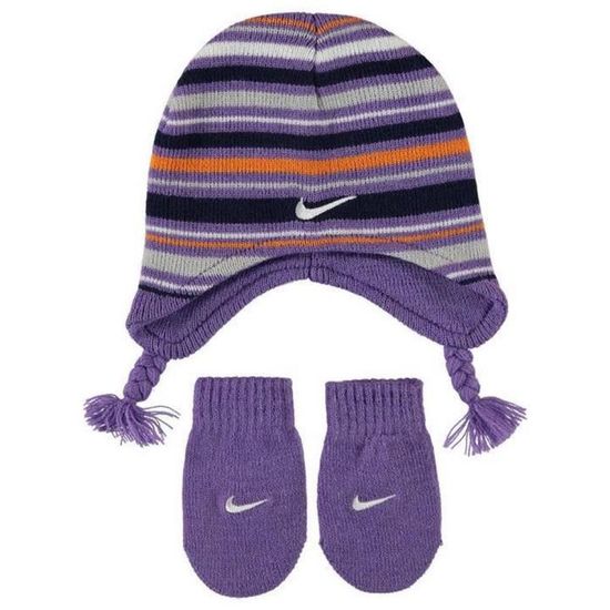 Ensemble Iris Bebe Fille Nike Bonnet et Mitaines Naissance Cdiscount Puericulture Eveil bebe