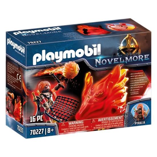 Figurine Playmobil Novelmore - Loup Avec Selle + Pièces - Neuf - Réf. 70229