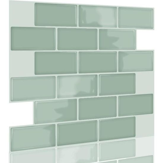 Autocollants Muraux Hexagones Imperméables - Lot De 20 (20x23 Cm) - Pour Cuisine, Salle De Bain, Carrelage - Facile à Poser (Peel & Stick)