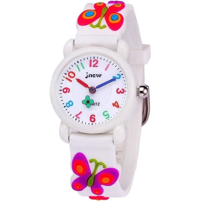 Montre Femme Sport Avec Bracelet Silicone – Cadran Rectangulaire, Chiffres Arabes – Parfaite Infirmières, étudiantes, Quotidien