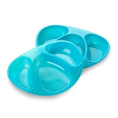 TOMMEE TIPPEE Explora 2 Assiettes à Compartiments Garçon 12m+