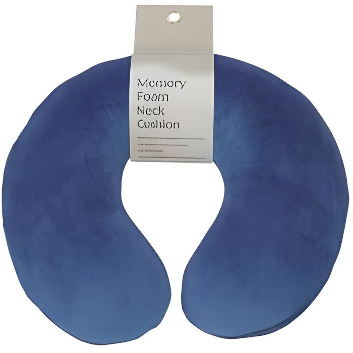 Coussin Repose Nuque à Mémoire de Forme (Couleur Bleu)