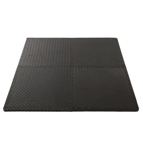 Tapis de étanche de Sol-Tapis de Protection de Sol avec 18pcs en Mousse-Pour Maison ou gymnastique-30x30cm(1pcs)-Noir