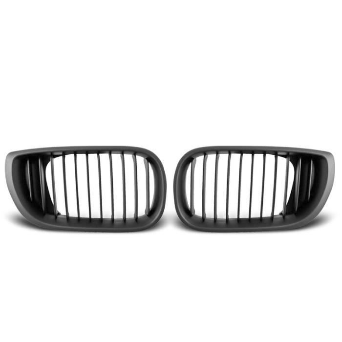 Paire de grilles de calandre BMW serie 3 E46 01-05 berline noir (M16)