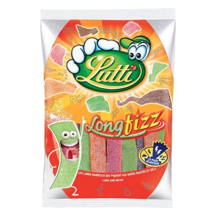 Lutti Longfizz 200g (lot de 8)