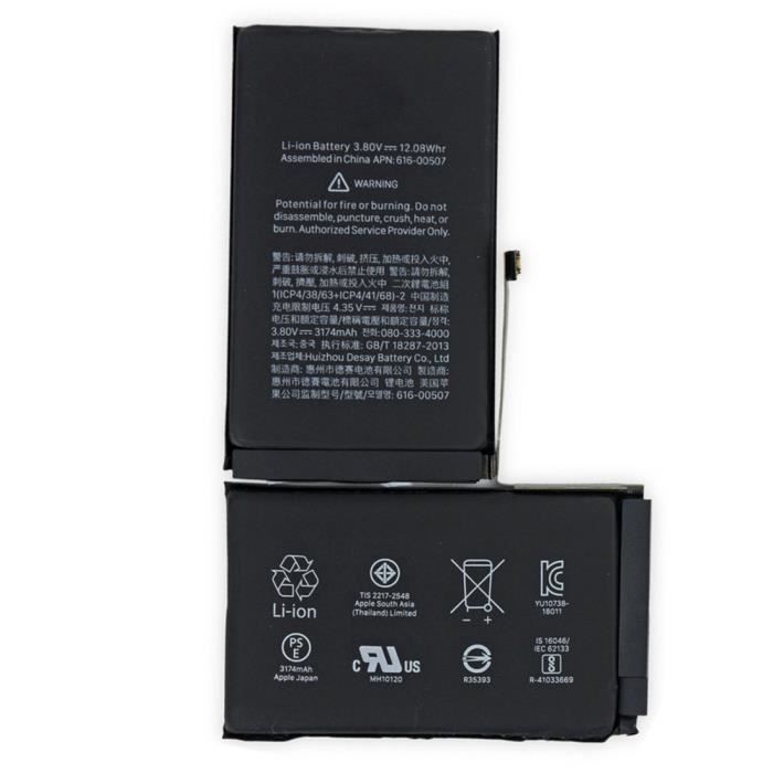 -Batterie 3179mAh pour iPhone XS Max