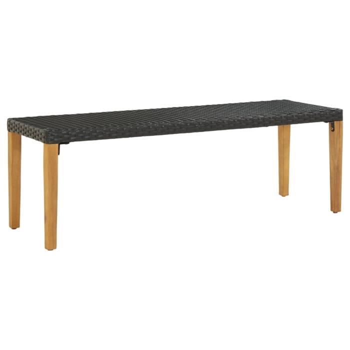 Banc de Jardin Terrasse Style Contemporain Banquette de Jardin Extérieure 2-3 Places à l’Extérieur 2-3 Places Style Contemporain