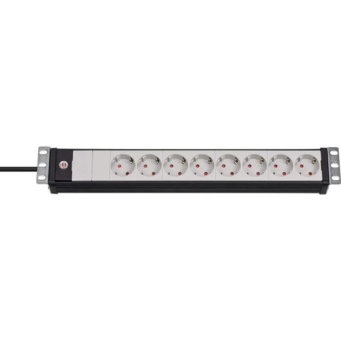 MULTIPRISE Multiprise 8 prises avec contact de protection avec cable de 3 m H05VVF 3G15brMultiprise 19 avec prises de terre disp910