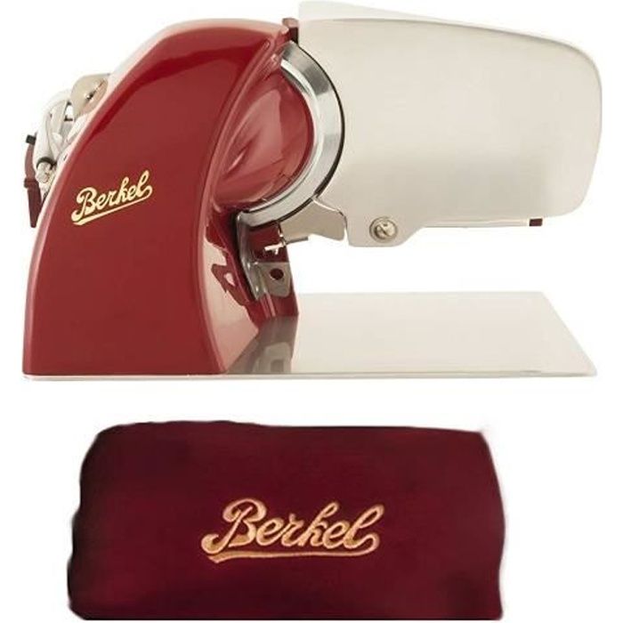 BERKEL - Trancheuse Home Line 200 + Housse pour Trancheuse Rouge