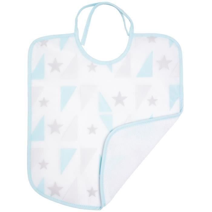 BABYCALIN Bavoir 1er âge Impression Pop Art Light - 28 x 32 cm (Lot de 3)
