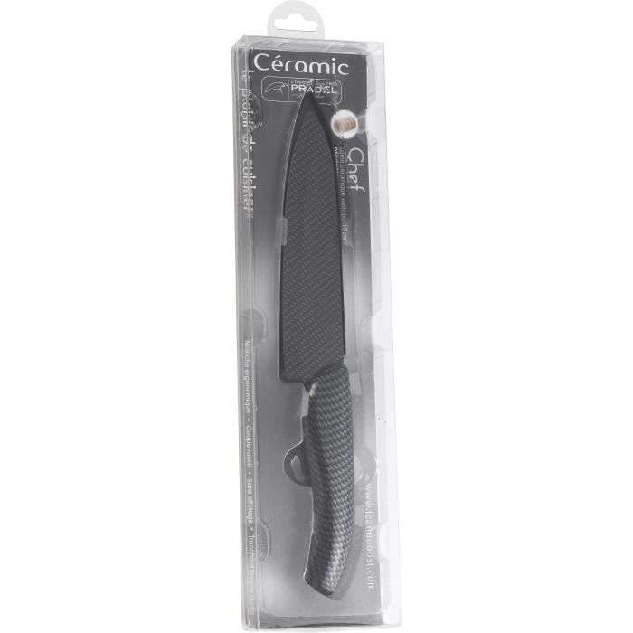 JEAN DUBOST DC051790X38001 Couteau Chef céramiqueFaçon carbon