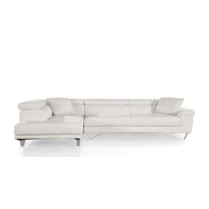 Canapé d'angle Beige Tissu Moderne Confort Promotion