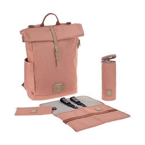 Sac à dos à langer LÄSSIG avec matelas à langer, fixation pour poussette, chauffe-biberon, produit durable et résis 110302533