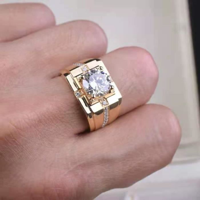RMEGA Bague Homme, Cadeaux Bijoux Bague de fiançailles, Cadeaux bijoux Proposition, Cadeau anniversaire, Saint Valentin