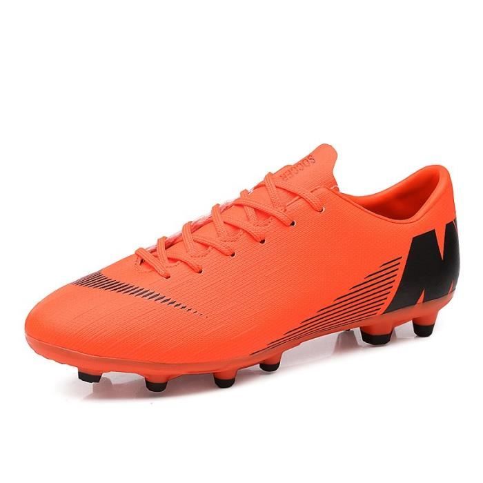 Confort respirant antidérapant pour homme Chaussures de football à crampons