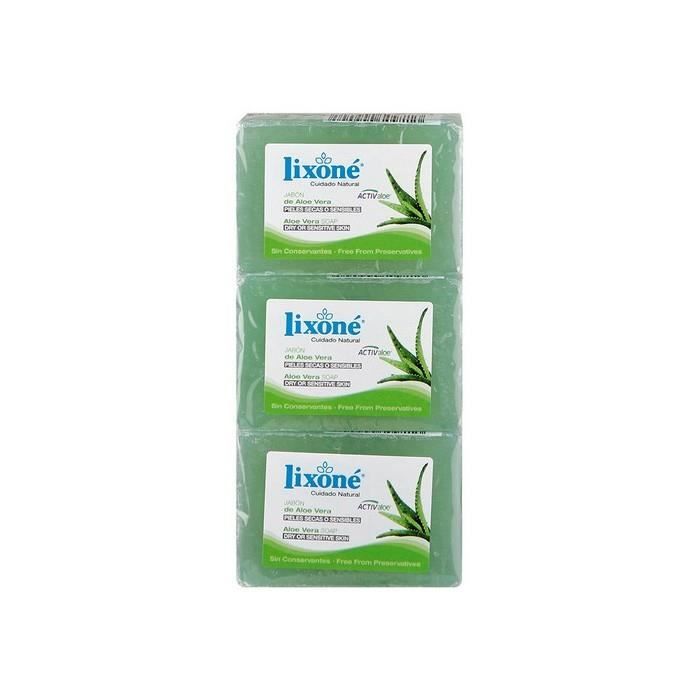 Savons et gels Splendide savon en glycerine naturelle aloe vera lixone (3 uds)