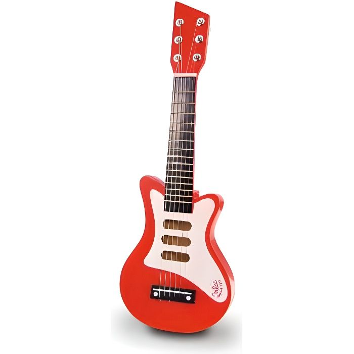 Guitare rock rouge