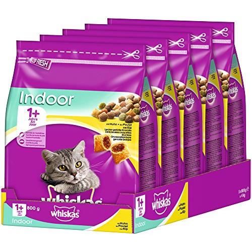 Whiskas, croquettes pour chat, nourriture sèche pour chat adulte - Lot de 5 5900951259272