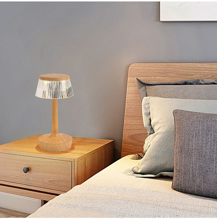 Lampe Led tactile USB au design moderne luminaire décoratif dintérieur idéal pour une Table de chevet trois couleurs Perdre