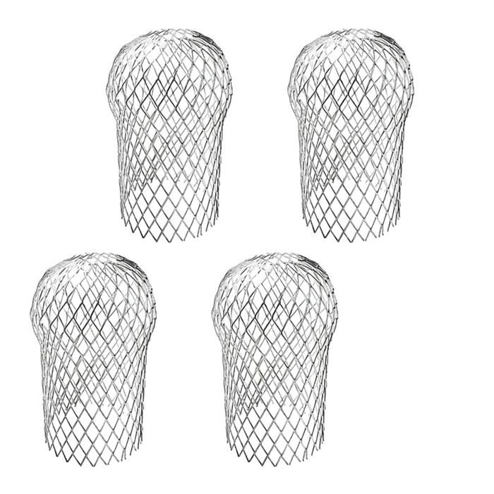 Grille De Gouttière En Acier Inoxydable - Filtre Anti-feuilles Pour Descente D'eau - Diamètres 50 à 200 Mm - Protection Anti-obstruction