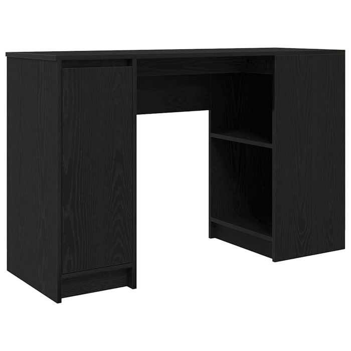 Bureau détude-Bureau chêne noir 120 x 42 x 76 cm Bois dingénierie -1parcel DECO B2024307