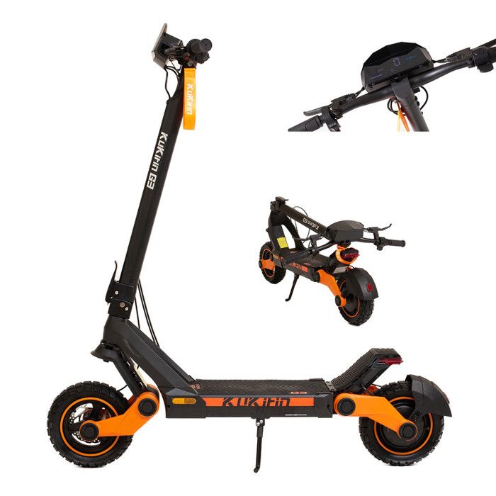 KuKirin G3 Pro - Trottinette Électrique Pliant - Moteur 1200W*2 - Batterie 52V 23.4Ah - Pneus 10 - Autonomie 80km - Frein à disque - Sport KuKirin G3 Pro - Trottinette Électrique Pliant - Moteur 1200W*2 - Batterie 52V 23.4Ah - Pneus 10 - Autonomie 80km - Frein à disque - Sport
