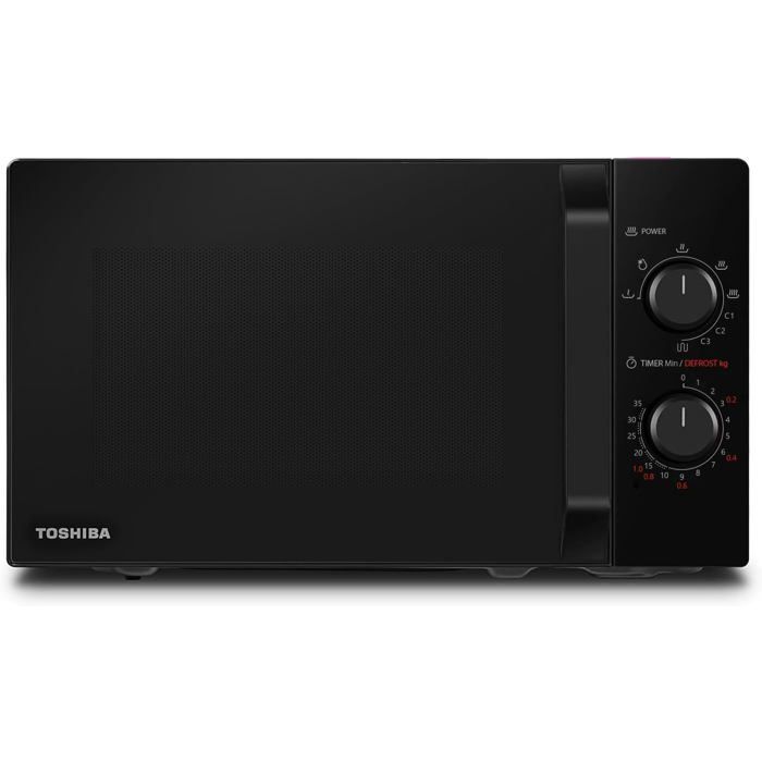 Mw2-Mg20P(Bk) 3-En-1 Four Micro-Ondes Grill Com é 20 L 5 Niveaux De Puissance Réglables Minuteur 800 W Grill 1000 W Noir - Zvvn