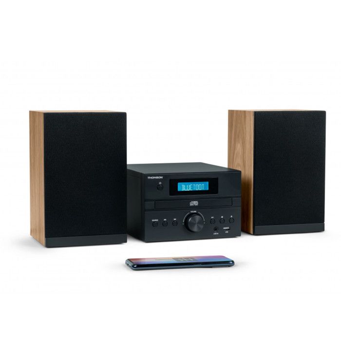 Micro chaîne THOMSON Cosy MIC123BT Bluetooth 5.0 Lecteur CDUSBRadio FM