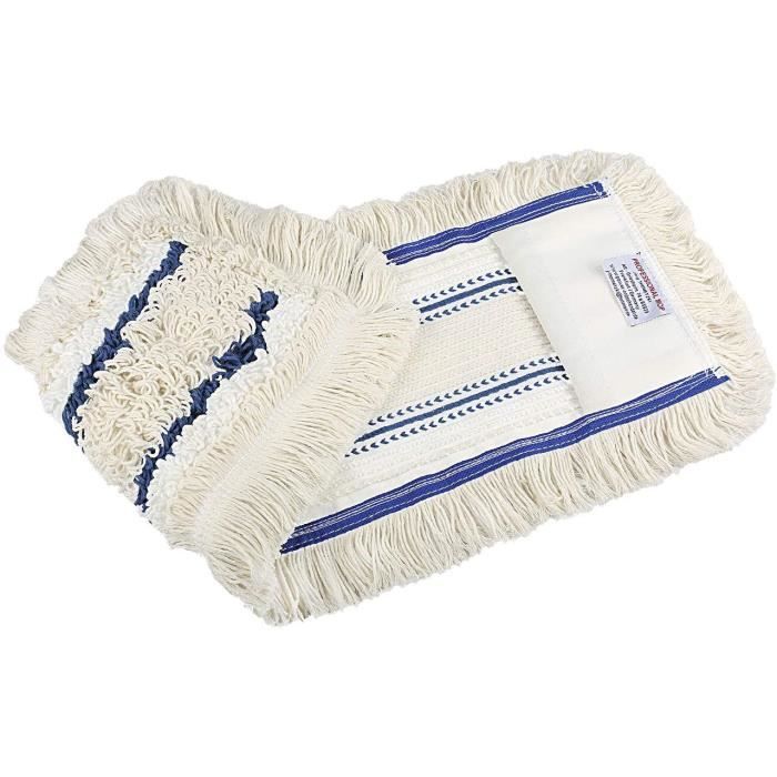 Lot De 50 Housses De Serpillière En Coton 50 Cm - Pour Nettoyage Professionnel Ou Ménager, Neuves