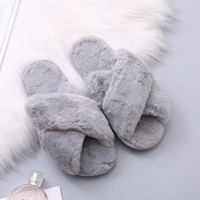 Tongs fourrées top