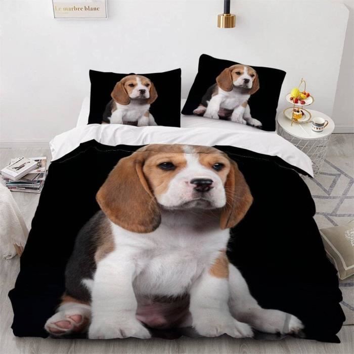 Sets Housse De Couette 240X260 Cm Chien Mignon 2 X Taies d'oreiller 65X65 Cm, 3D Imprimé Microfibre Literie Parure avec Fermeture Éclair - pour Garçons Et Filles - Anti-Allergie Sets Housse De Couette 240X260 Cm Chien Mignon 2 X Taies d'oreiller 65X65 Cm, 3D Imprimé Microfibre Literie Parure avec Fermeture Éclair - pour Garçons Et Filles - Anti-Allergie